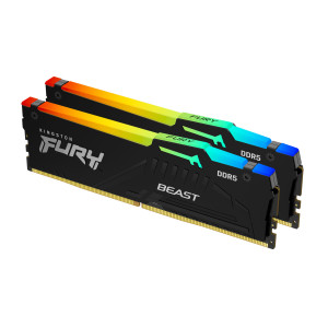 Kingston Technology FURY Beast RGB módulo de memória 64 GB 2 x 32 GB DDR5 6000 MT s ECC