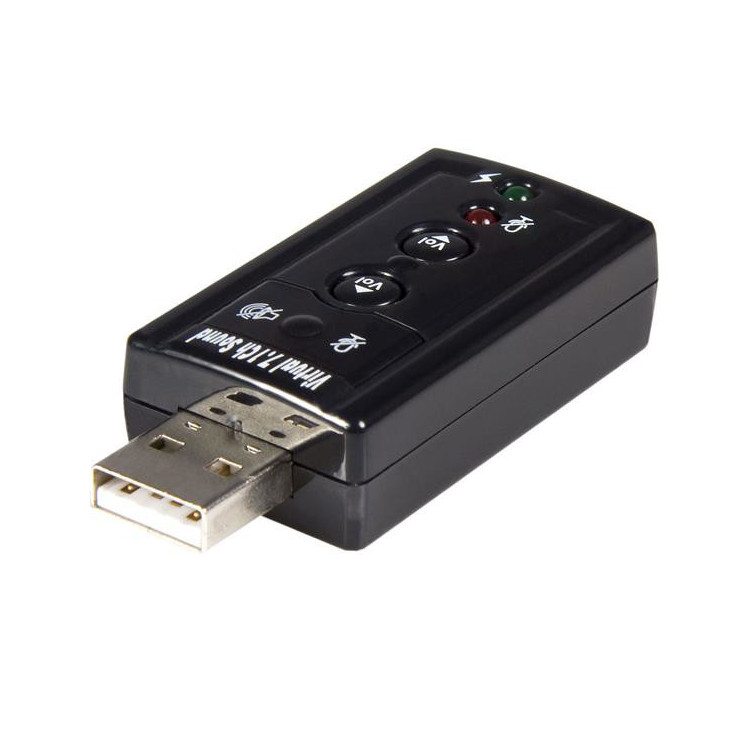 StarTech.com ICUSBAUDIO7 placa de som 7.1 canais USB