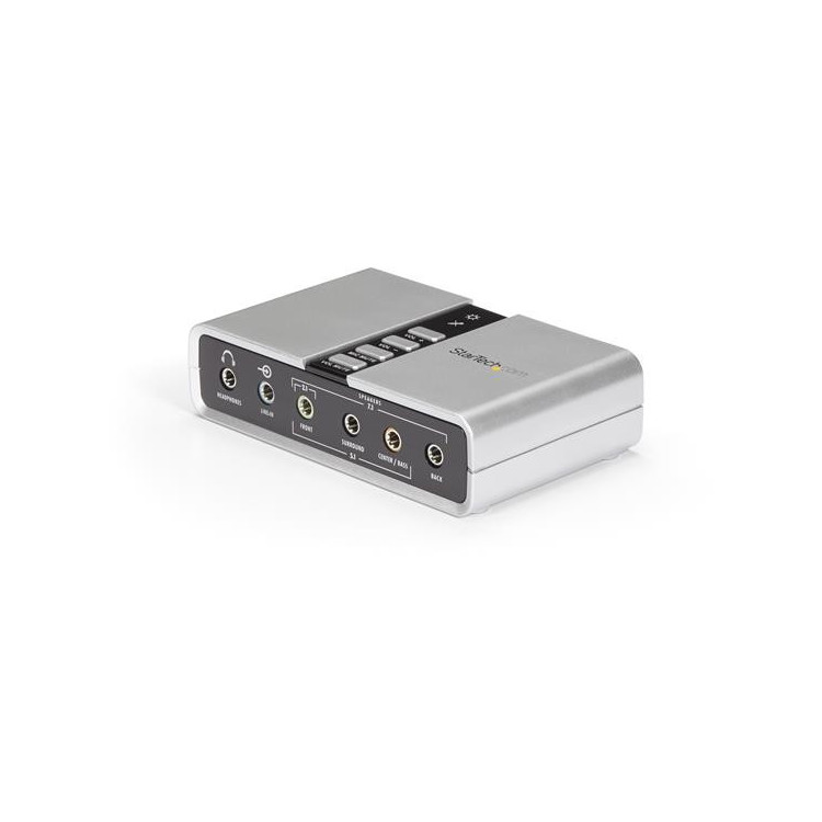 StarTech.com Placa de Adaptador de Som Externa USB 7.1 com Áudio Digital SPDIF