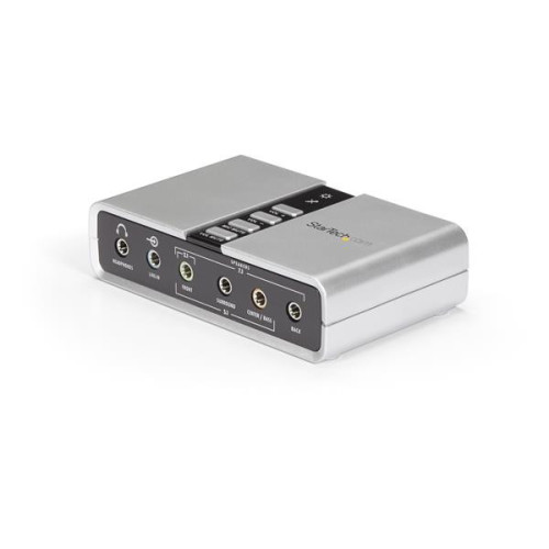 StarTech.com Placa de Adaptador de Som Externa USB 7.1 com Áudio Digital SPDIF StarTech.com Placa de Adaptador de Som Externa USB 7.1 com Áudio Digital SPDIF