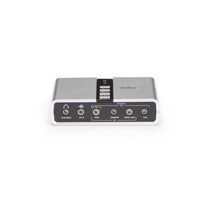 StarTech.com Placa de Adaptador de Som Externa USB 7.1 com Áudio Digital SPDIF