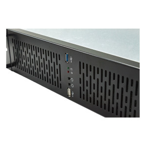 UNYKAch 2U 19″ UK 2129 Rack Preto, Prateado 2