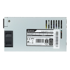 UNYKAch UKPSU1U40003 fonte de alimentação 250 W 20+4 pin ATX 1U Prateado 2