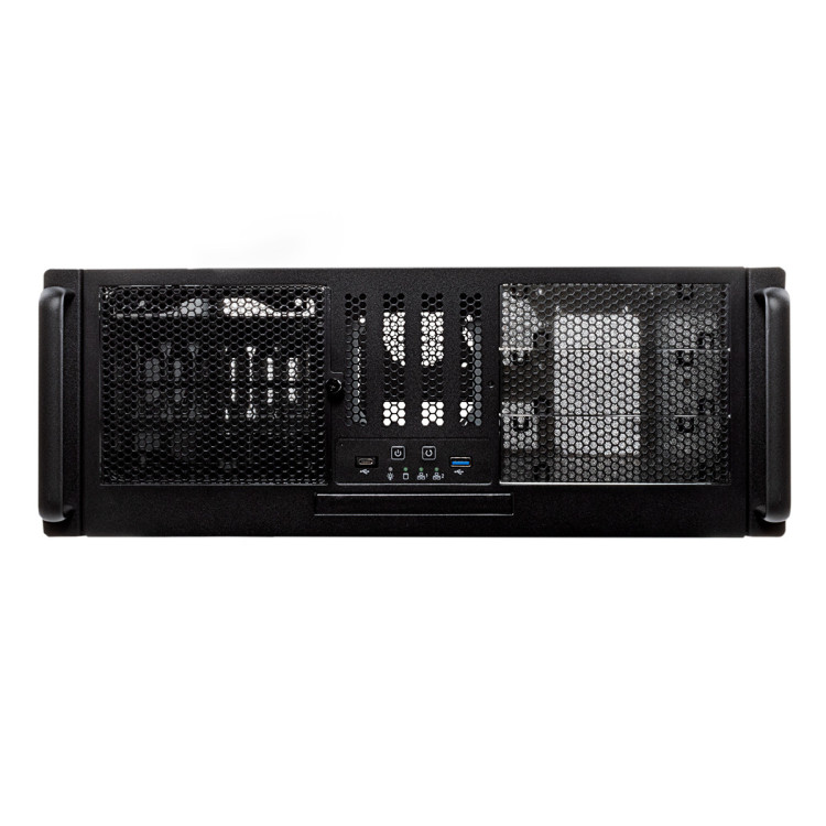 UNYKAch 4U 19″ UK 4329 USB Type C Rack Preto, Prateado