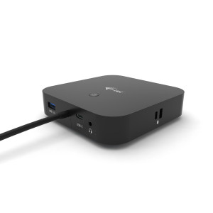 i-tec C31DUALDPDOCKPD100W base & duplicador de portas Com fios USB 3.2 Gen 1 (3.1 Gen 1) Type-C Preto 2