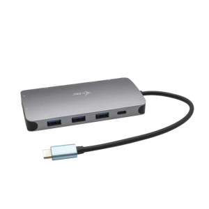 i-tec Metal C31NANODOCKVGAPD base & duplicador de portas Com fios USB 3.2 Gen 1 (3.1 Gen 1) Type-C Prateado 2