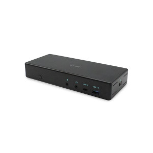 i-tec C31QUATTRODOCKPD base & duplicador de portas Com fios USB 3.2 Gen 1 (3.1 Gen 1) Type-C Preto 2