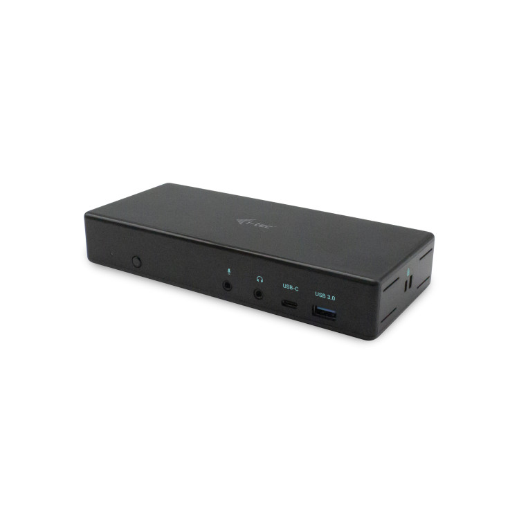 i-tec C31QUATTRODOCKPD base & duplicador de portas Com fios USB 3.2 Gen 1 (3.1 Gen 1) Type-C Preto