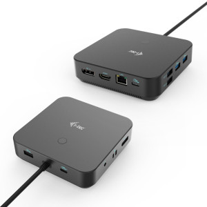 i-tec C31TRI4KDPDPRO100 base & duplicador de portas Com fios USB 3.2 Gen 1 (3.1 Gen 1) Type-C Preto 2
