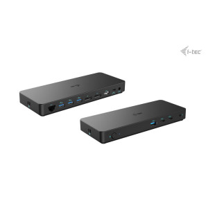 i-tec C31TRIPLEDOCKPDPRO2 base & duplicador de portas Com fios USB 3.2 Gen 1 (3.1 Gen 1) Type-C Preto 2
