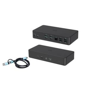 i-tec CADUAL4KDOCKPD2 base & duplicador de portas Com fios USB 3.2 Gen 1 (3.1 Gen 1) Type-C Preto