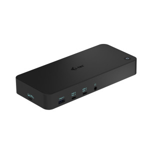 i-tec CATRIPLEDOCKPDPRO base & duplicador de portas Com fios USB 3.2 Gen 1 (3.1 Gen 1) Type-C Preto 2