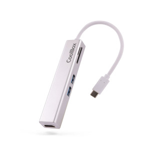 CoolBox miniDock USB-C Lite Com fios USB 3.2 Gen 1 (3.1 Gen 1) Type-C Branco