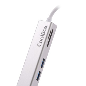 CoolBox miniDock USB-C Lite Com fios USB 3.2 Gen 1 (3.1 Gen 1) Type-C Branco 2