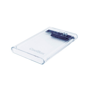 CoolBox COO-SCT-2533 Caixa para Discos Rígidos Compartimento SSD Cinzento 2.5" 2