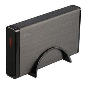 i-tec MYSAFE35U401 Caixa para Discos Rígidos Caixa de disco rígido Preto, Metálico 3.5"