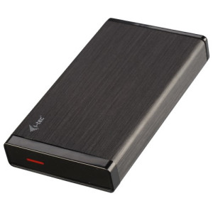 i-tec MYSAFE35U401 Caixa para Discos Rígidos Caixa de disco rígido Preto, Metálico 3.5" 2