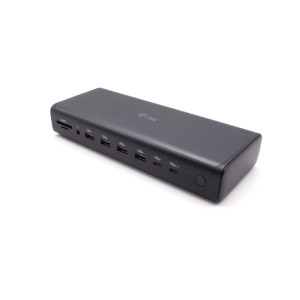 i-tec CA6MONITORDOCKPD base & duplicador de portas Com fios USB 3.2 Gen 1 (3.1 Gen 1) Type-C Preto
