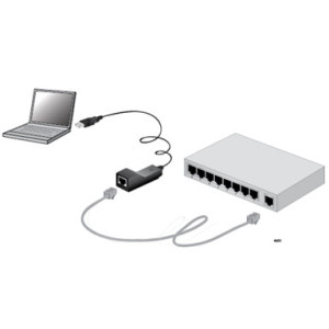Allied Telesis VT-Kit3 cabo de rede Preto 1,2 m Cat6a 2