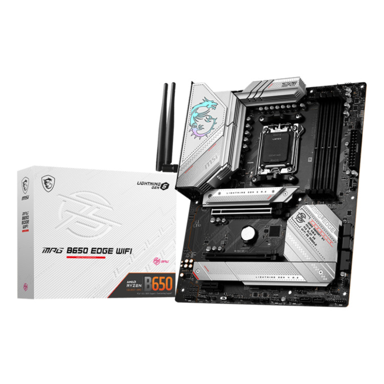 MSI MPG B650 EDGE WIFI motherboard AMD B650 Ranhura AM5 ATX