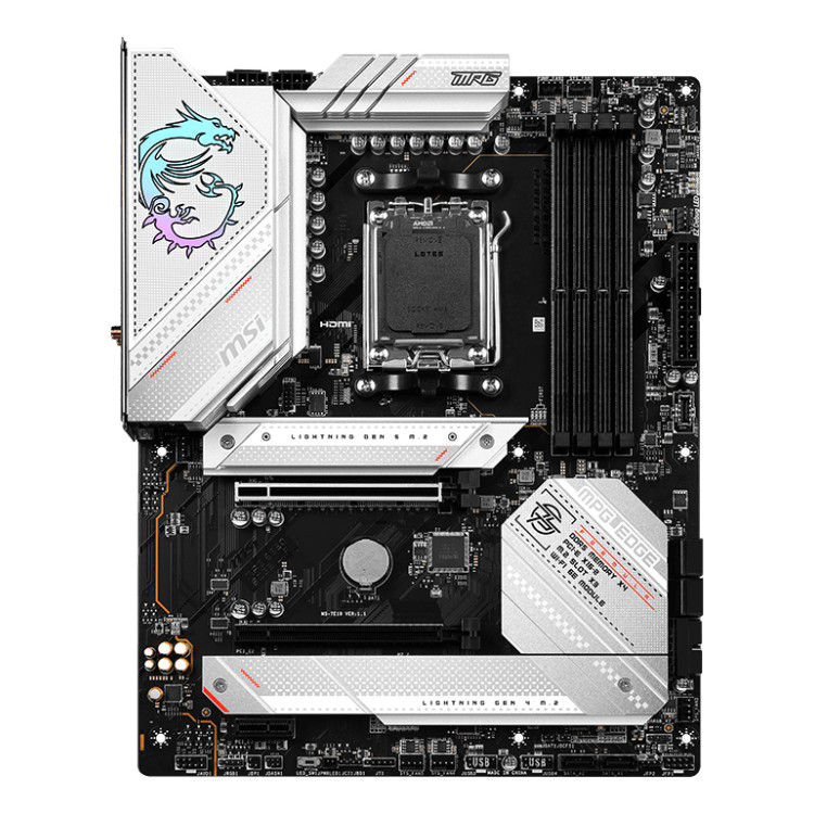 MSI MPG B650 EDGE WIFI motherboard AMD B650 Ranhura AM5 ATX