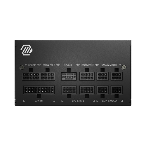 MSI MAG A750GL PCIE5 fonte de alimentação 750 W 20+4 pin ATX ATX Preto MSI MAG A750GL PCIE5 fonte de alimentação 750 W 20+4 pin ATX ATX Preto