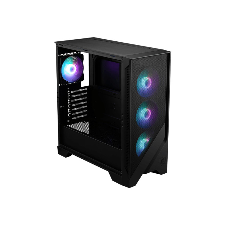 MSI MAG Forge 320R AIRFLOW Micro Tower Preto, Transparente