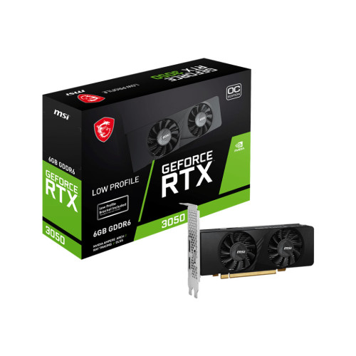 MSI GEFORCE RTX 3050 LP 6G OC placa de vídeo NVIDIA 6 GB GDDR6 MSI GEFORCE RTX 3050 LP 6G OC placa de vídeo NVIDIA 6 GB GDDR6