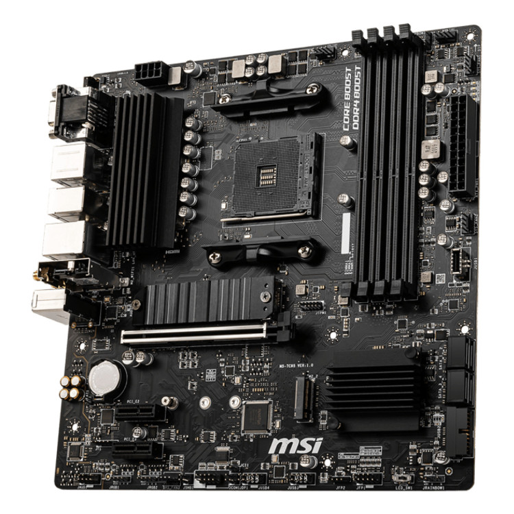 MSI B550M PRO-VDH WIFI motherboard AMD B550 Socket AM4 micro ATX