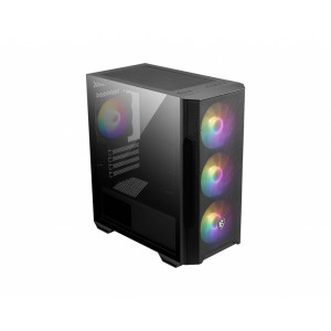 MSI MAG Forge M100R Midi Tower Preto, Transparente 2