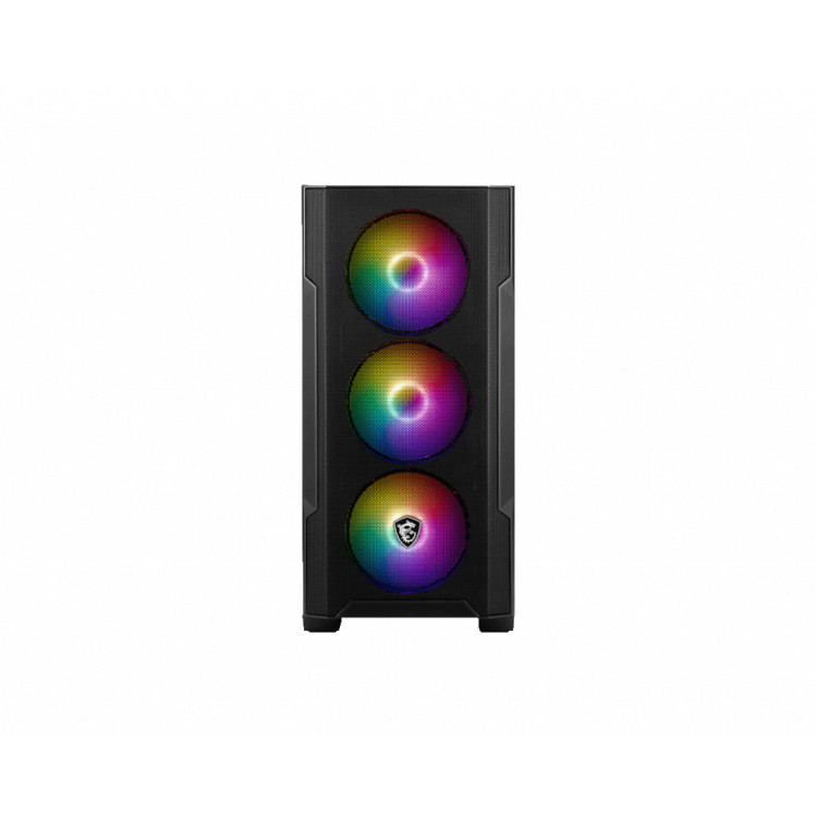 MSI MAG Forge M100R Midi Tower Preto, Transparente