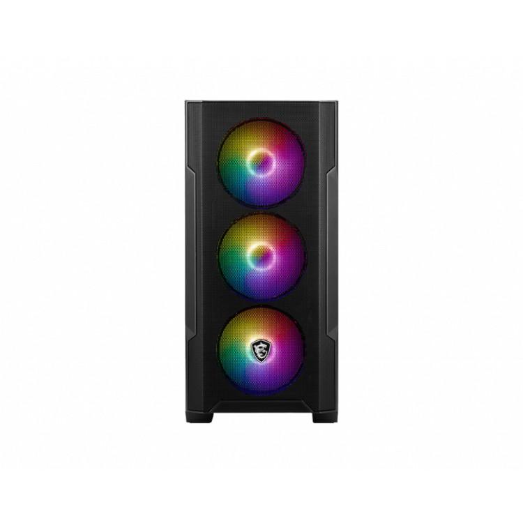 MSI MAG Forge M100A Micro Tower Preto, Transparente
