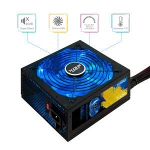 TooQ TQXGEII-700SAP fonte de alimentação 700 W 20+4 pin ATX ATX Preto 2