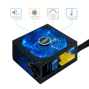 TooQ TQXGEII-800SAP fonte de alimentação 800 W 20+4 pin ATX ATX Preto 2