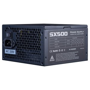 Hiditec PSX500 Bulk fonte de alimentação 500 W 20+4 pin ATX ATX Preto 2