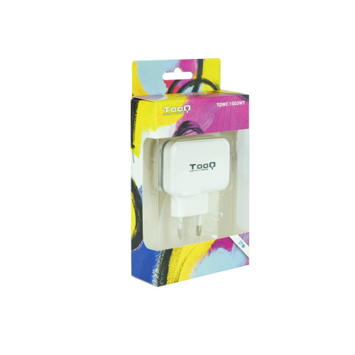TooQ TQWC-1S02WT carregador de dispositivos móveis GPS, MP3, MP4, Telemóvel, Consola portátil, Smartphone, Tablet Branco AC TooQ TQWC-1S02WT carregador de dispositivos móveis GPS, MP3, MP4, Telemóvel, Consola portátil, Smartphone, Tablet Branco AC