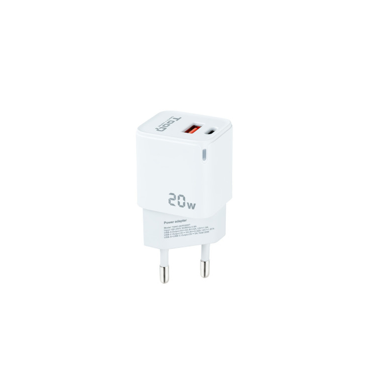TooQ TQWC-QCPD20WT carregador de dispositivos móveis Universal Branco AC Carregamento rápido Interior
