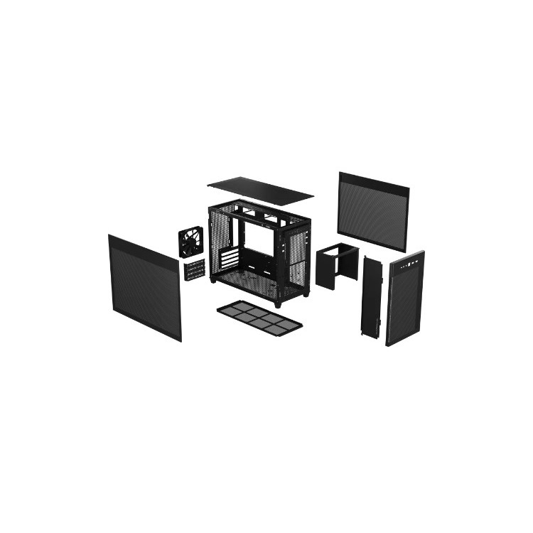ASUS PRIME AP201 MicroATX Mini Tower Preto