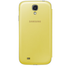 Samsung S View capa para telemóvel Capa tipo livro Amarelo 2