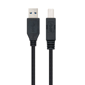 Nanocable 10.01.0802-BK cabo USB USB 3.2 Gen 1 (3.1 Gen 1) 2 m USB A USB B Preto 2