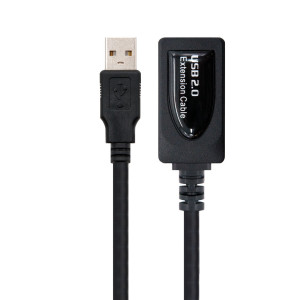 Nanocable 10.01.0211 cabo USB USB 2.0 5 m USB A Preto 2