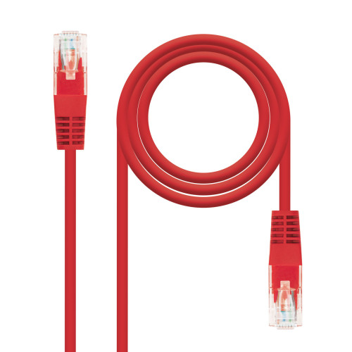 Nanocable 10.20.0402-R cabo de rede Vermelho 2 m Cat6e U UTP (UTP)