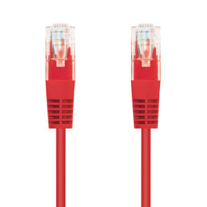 Nanocable 10.20.0403-R cabo de rede Vermelho 3 m Cat6e U UTP (UTP) 2