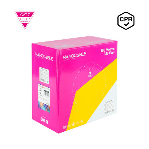 Nanocable 10.20.1700-100 cabo de rede Laranja 100 m Cat7 SF UTP (S-FTP) Nanocable 10.20.1700-100 cabo de rede Laranja 100 m Cat7 SF UTP (S-FTP)