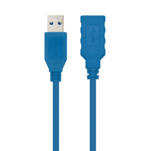 Nanocable 10.01.0901-BL cabo USB USB 3.2 Gen 1 (3.1 Gen 1) 1 m USB A Azul 2