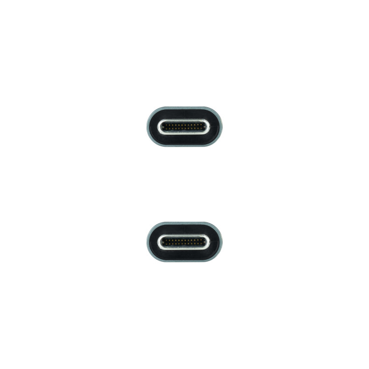 Nanocable 10.01.4302 cabo USB USB4 Gen 2x2 2 m USB C Preto