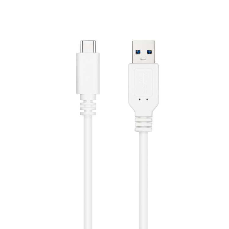 Nanocable 10.01.4000-W cabo USB USB 3.2 Gen 2 (3.1 Gen 2) 0,5 m USB C USB A Branco