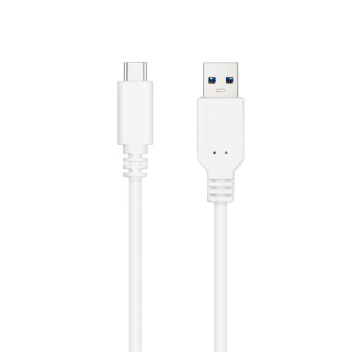 Nanocable 10.01.4002-W cabo USB USB 3.2 Gen 2 (3.1 Gen 2) 2 m USB C USB A Branco