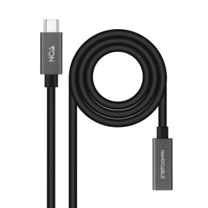 Nanocable 10.01.4401-L150 cabo USB USB 3.2 Gen 2x2 1,5 m USB C Preto