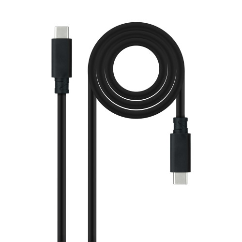 Nanocable 10.01.4103 cabo USB USB 3.2 Gen 2x2 3 m USB C Preto Nanocable 10.01.4103 cabo USB USB 3.2 Gen 2x2 3 m USB C Preto
